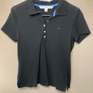 Tommy Hilfiger Black Polo Medium